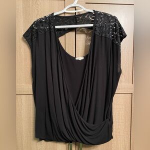 Maurices Black Top, Size 2X